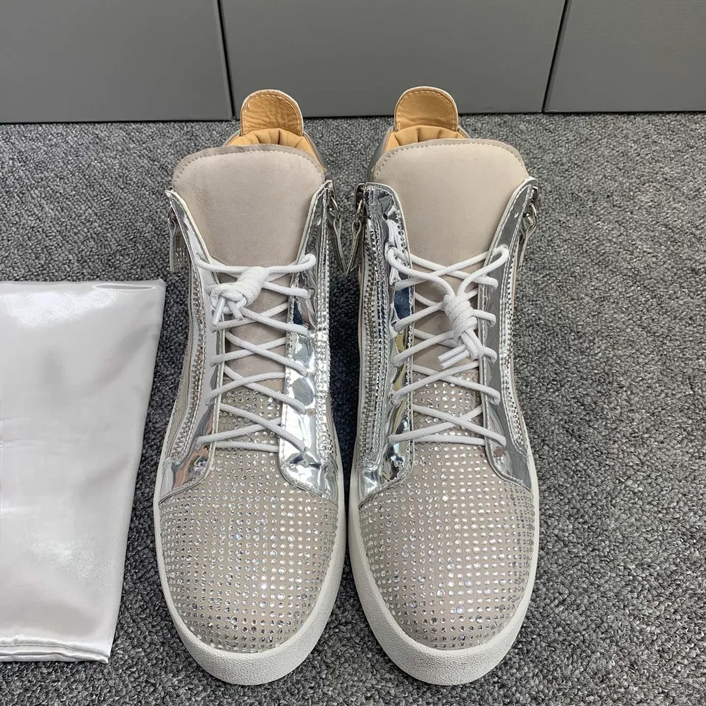 

New Fashion Casual Sneakers for Men Brand Designer Women High-top Tennis shoes 35-48 Luxury Real Leather GZ Sports G801