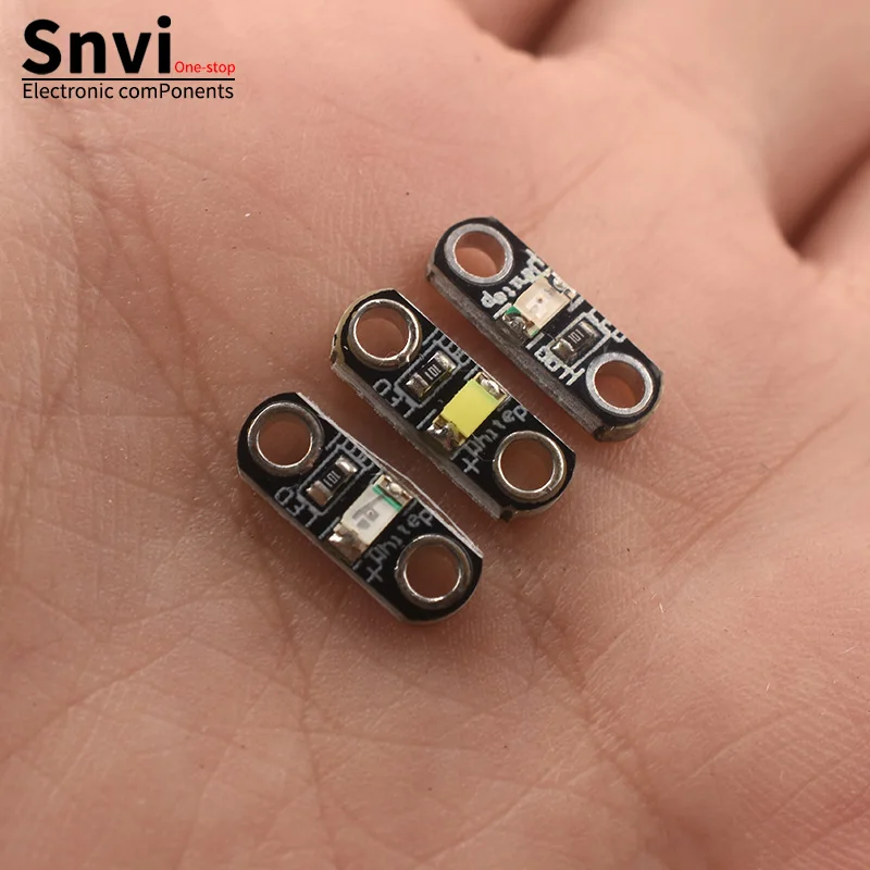 LilyPad LED Button Board - Momentary Pushbutton Switch, Smart Full-Color Module (Red, Yellow, Green, Blue, White, Orange)