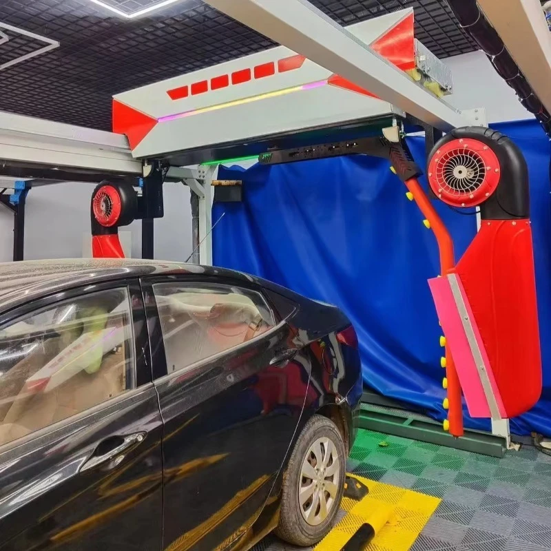 Automatic Touchless Car Wash Machine Reinforced Galvanized Frame Rust Resistant For Long-Term Outdoor Open-Air Installation Use