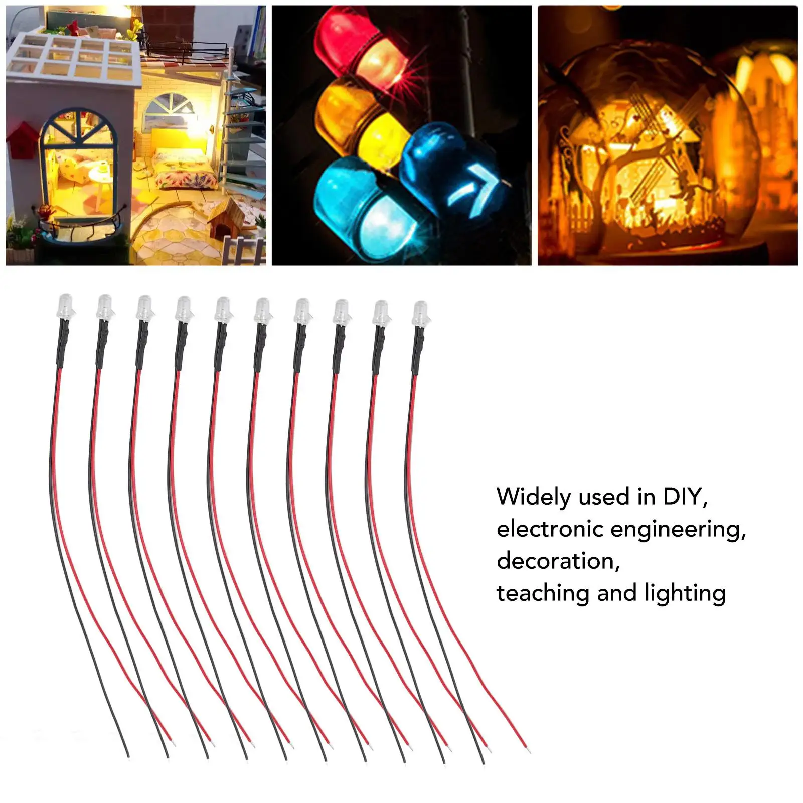 Versátil LED Light Diodes para Home Decor