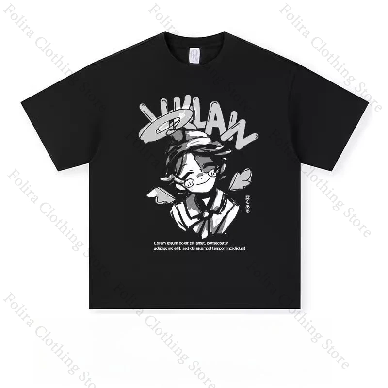 GAME IDENTITY V Series Print T-shirt Cotton Summer Tee Short Sleeve Tops Men Women's T-shirt Daily Summer Clothes