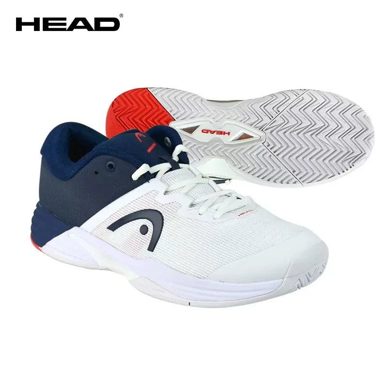 HEAD Revolt Evo 2.0 Series Professional Sports Men's Tennis Shoes Non-slip Shock-absorbing Breathable