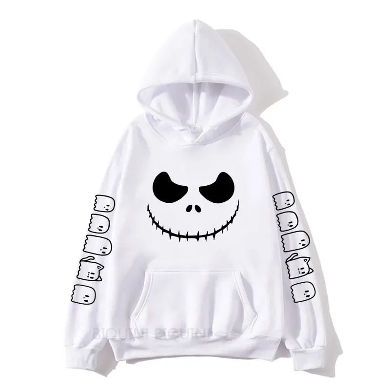 Ghost Funny Cartoon Pullovers Halloween Hoodies Graphic Unisex Sweatshirt Autumn Streetwear Print Man/Woman Hoody Sweatshirts Ma