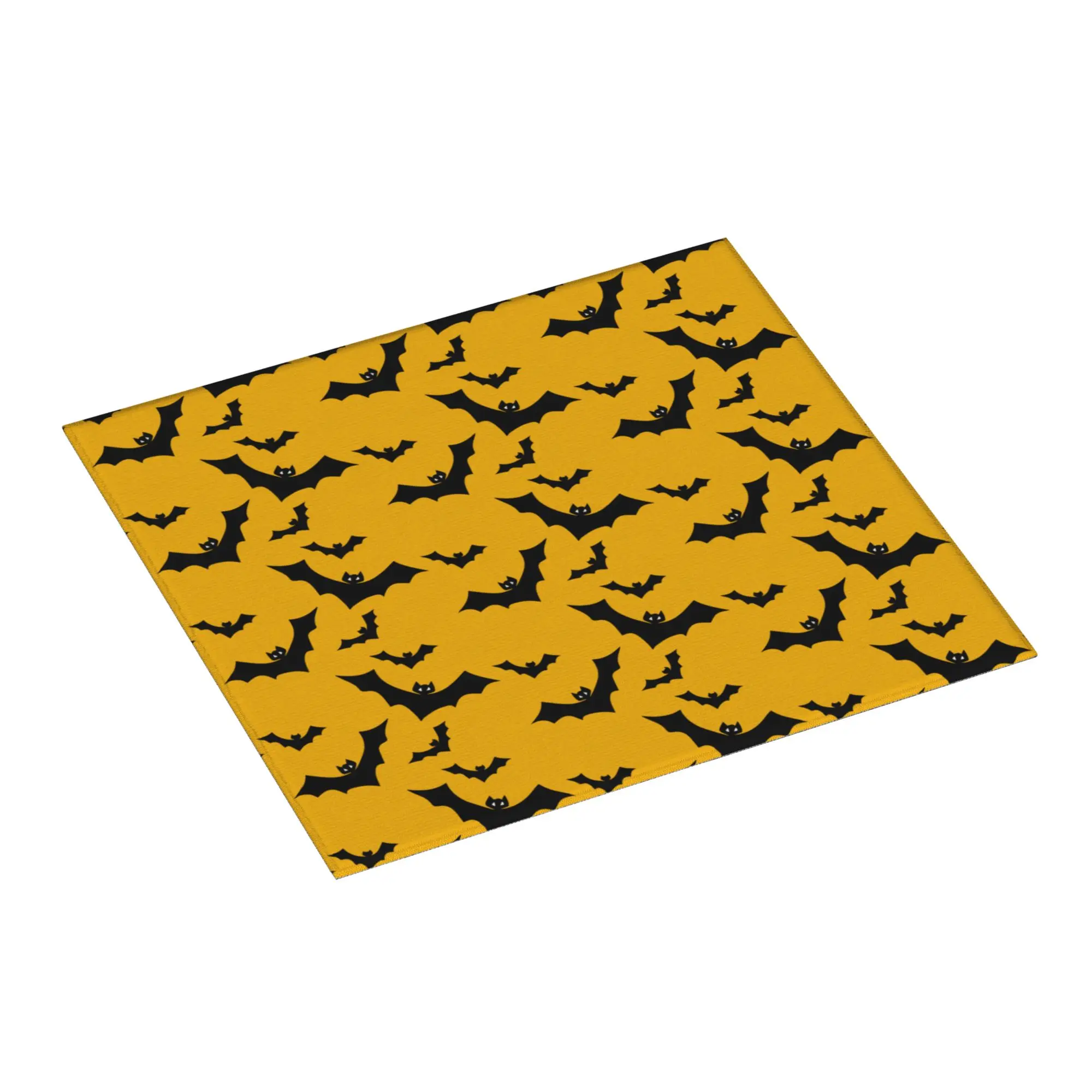 Drying Mat For Kitchen Bats Halloween Goth Occult Witch Barware Tableware Oil Proof Reusable  Washable Kitchen Sink Drying Pad