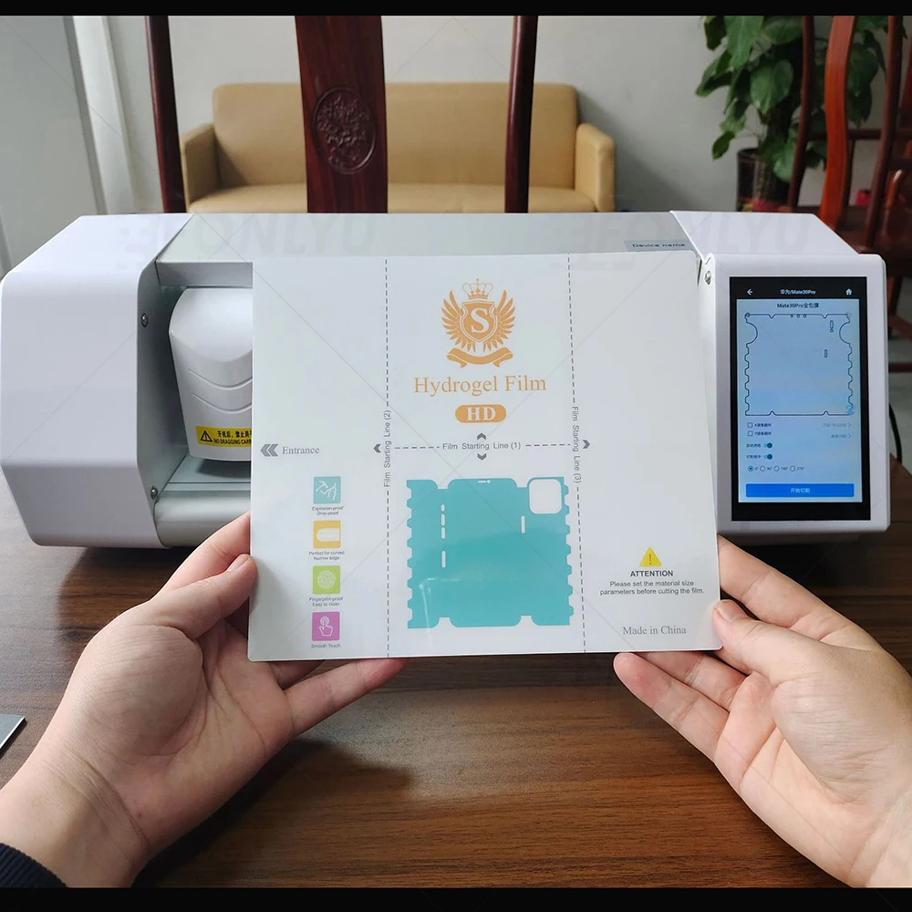 360 Toàn Thân Phủ Sóng Hydrogel Cho Fonlyu Refox Cắt Plotter Điện Thoại Màn Hình Cong Bảo Vệ Bướm Hydrogel Phim Bộ 50