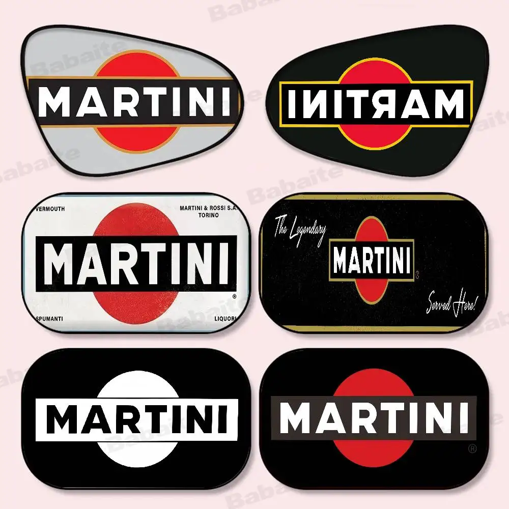 Martini logo 1 Uds parasol electrostático de coche Protector UV autoadhesivo ventana lateral de coche película protectora de visera
