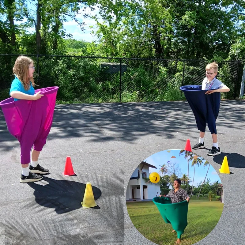 Outdoor Team Reunion Game Giant Grandma Pants Courtyard Game Outdoor Parent Child Throwing Game Prop With Bouncing Ball