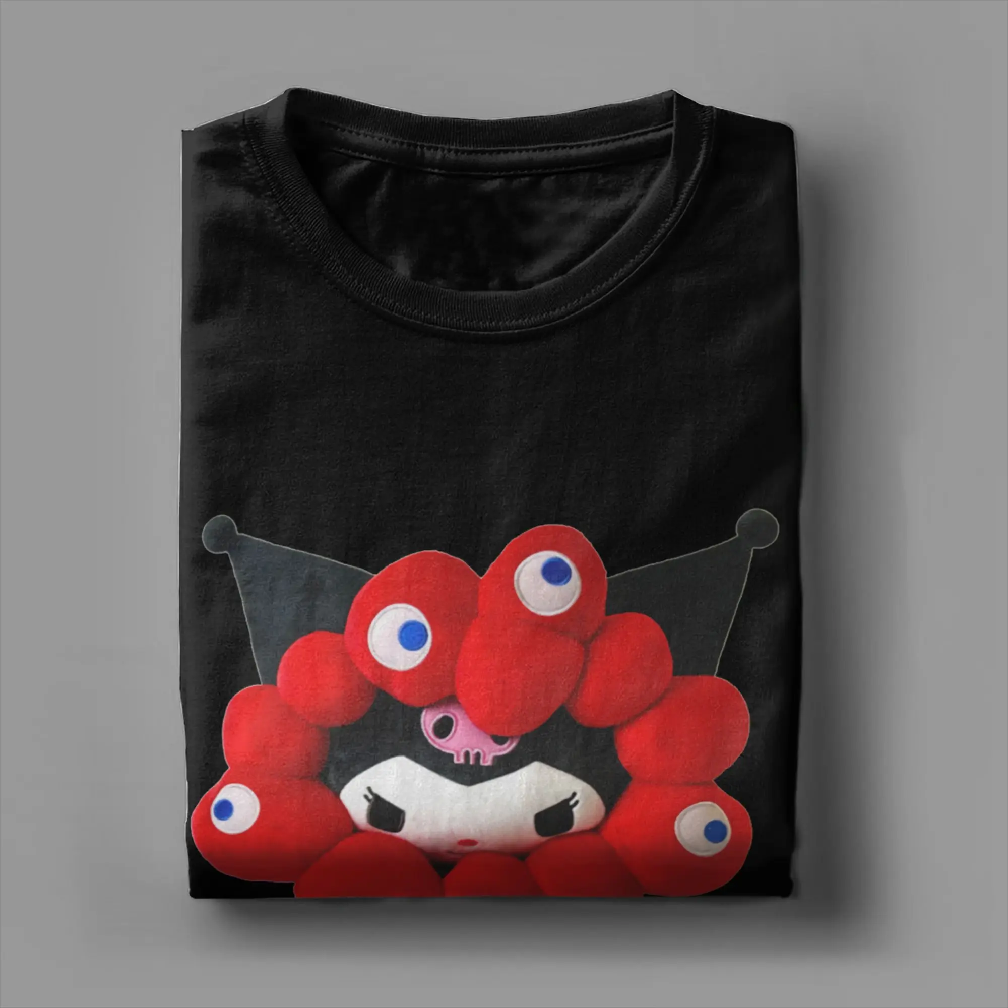 تي شيرت كورومي التأثيري Myaku Myaku Expo 2025 تي شيرت صيفي هيبي تي شيرت رجالي من القطن الخالص برقبة دائرية ملابس كبيرة الحجم قطع علوية عتيقة #4