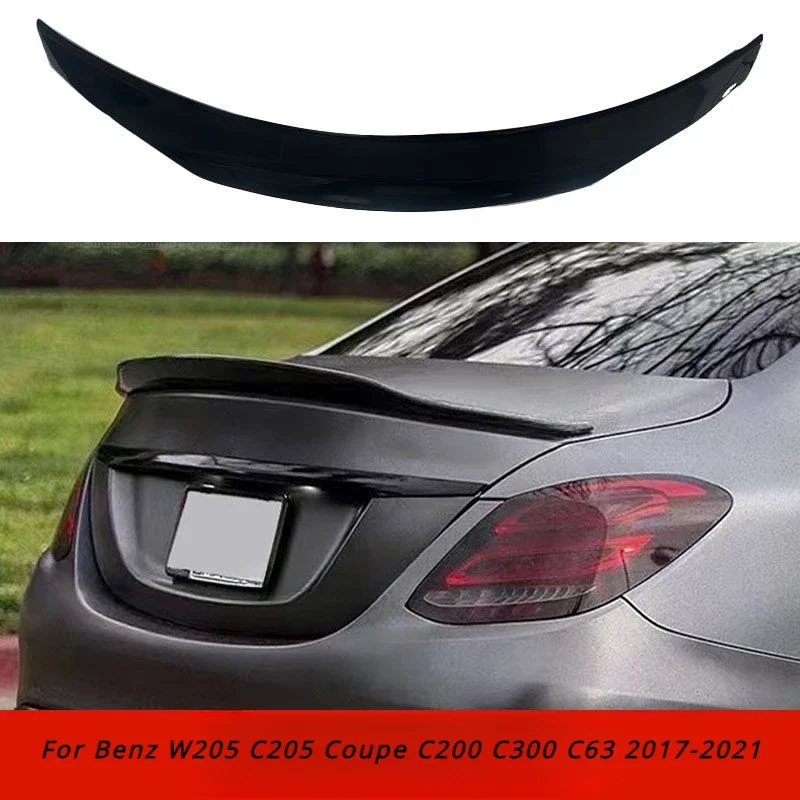 

PSM Style Автомобильный задний багажник, багажник, крыло, губа для Mercedes, Benz W205 C205 Coupe C200 C300 C63 2017-2021, спойлер багажника, комплект кузова