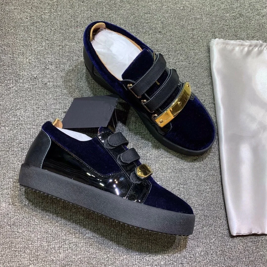 

New Fashion Casual Sneakers for Men Brand Designer Women Tennis shoes Luxury Real Leather GZ Loafers Sports shoes 35-48 G1132