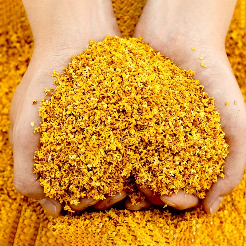 

100% Natural 8A Golden Osmanthus Red Osmanthus Strong Fragrance Dried Flower Sachet Filling Material DIY Hand Beauty Soap Making