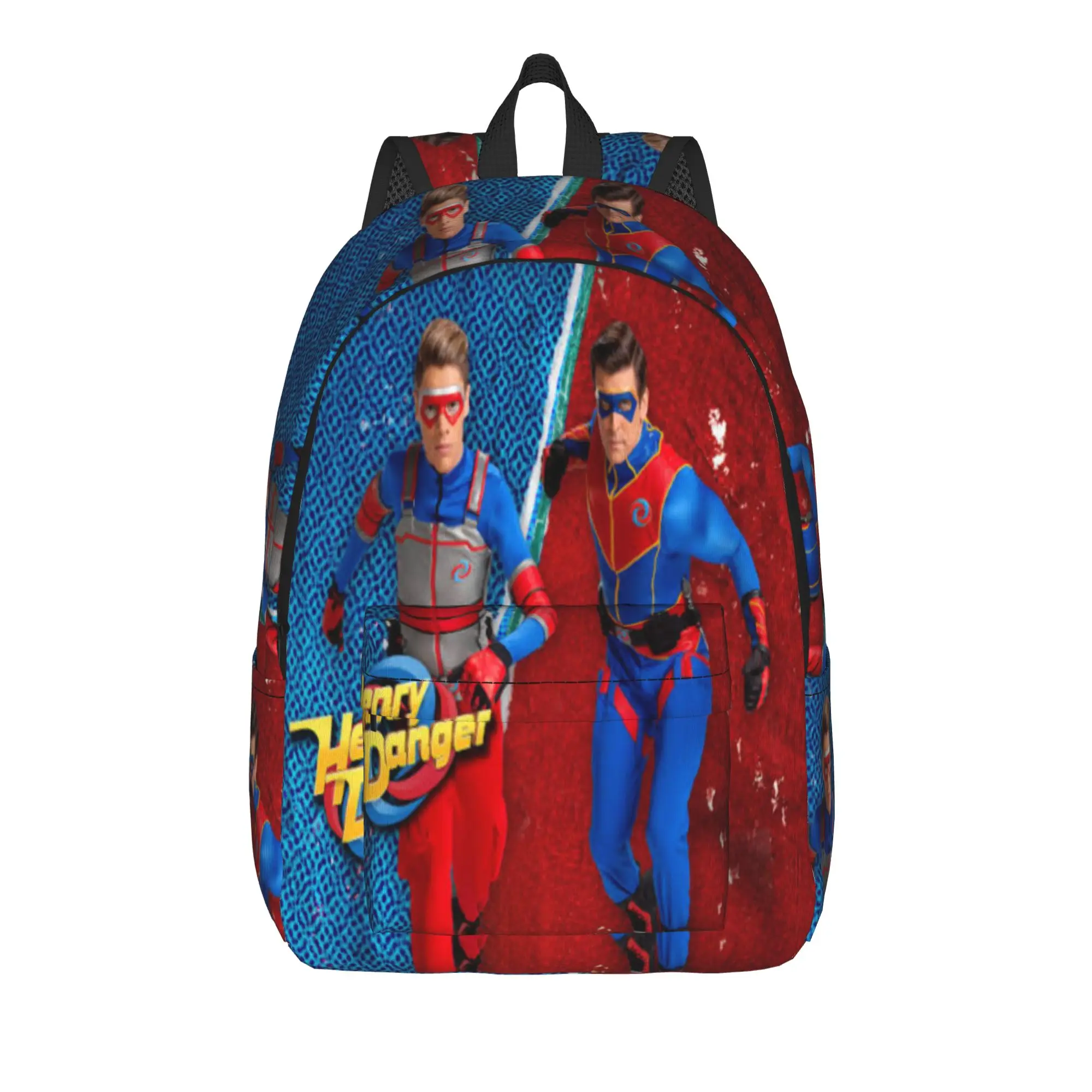 Captain Henry And Kid Danger  Backpack for Men Women Teenage Student Work Daypack  Laptop Computer Shoulder Bag Gift