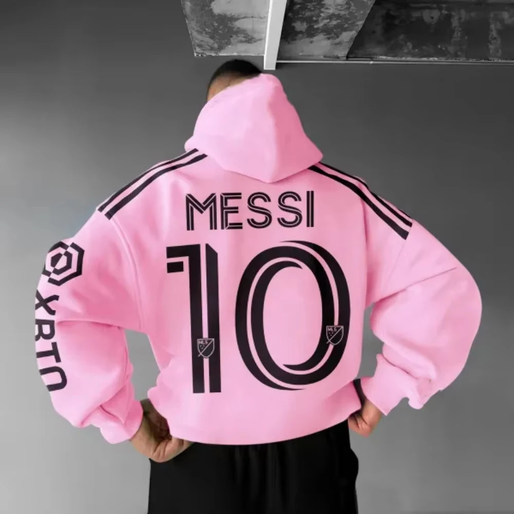 Football Star Messi Men\'s Hoodie 3d Printing Classic Trend Long Sleeve Sweater Men Women Pullover Hooded Casual Hoodie Clothing