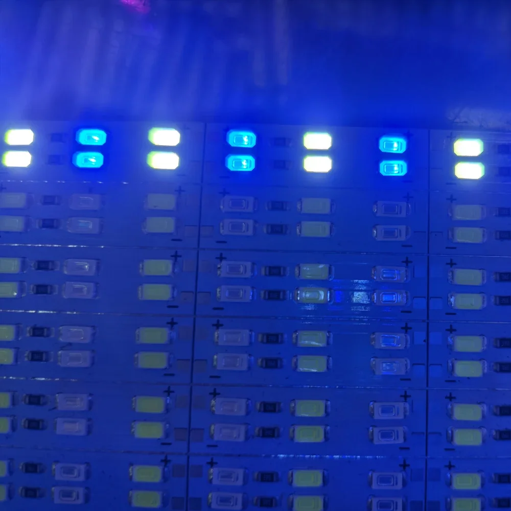 

10pcs Double Row Double Two Color LED Hard Strip Rigid Bar Yellow Warm White+White /Red White +Red White+Blue 3000k 4000k 6000k