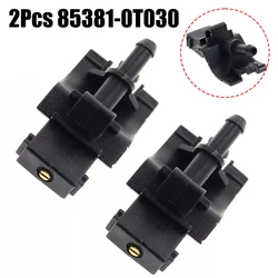 2pcs Car Washer Wiper Nozzles 85381-0T020 85381-0T010 For Toyota For Sienna 2011 2012 2013 2014 2015 2016 2017 2018 19 20 2021