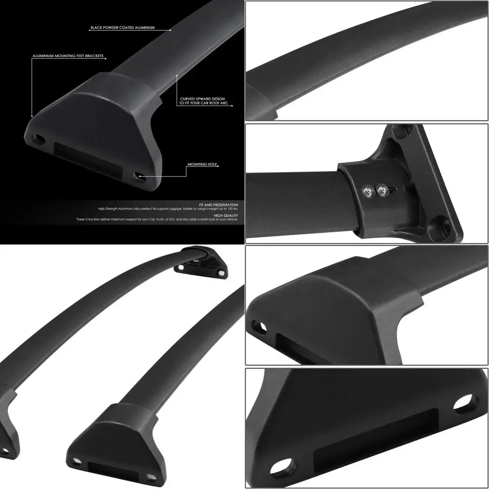 

Aluminum Roof Rack Crossbars for 2014-2018 Acura MDX, 165lbs Capacity, Bolt-On Design for Bikes and Kayaks