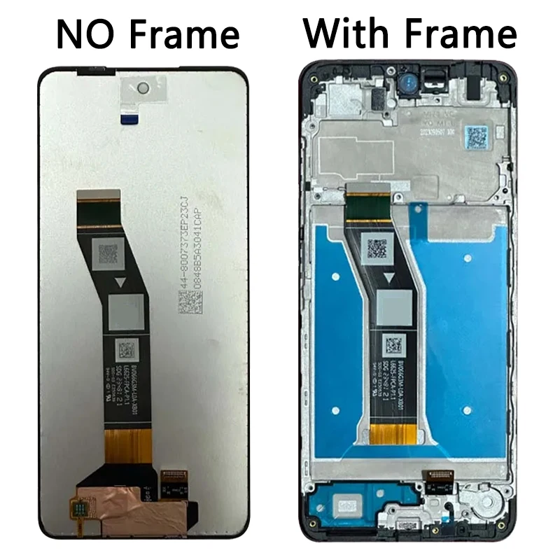 6.56\'\'High Quality For Motorola Moto G04 Lcd Display Touch Screen Digitizer Assembly For MotoG04 XT2421-2 Screen With Frame