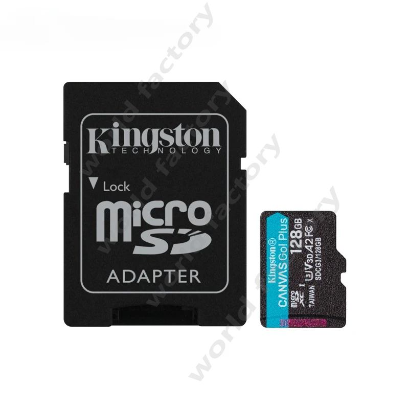 

Kingston MicroSD CANVAS GO Plus Card 128GB Memory Card, DJI Accessories