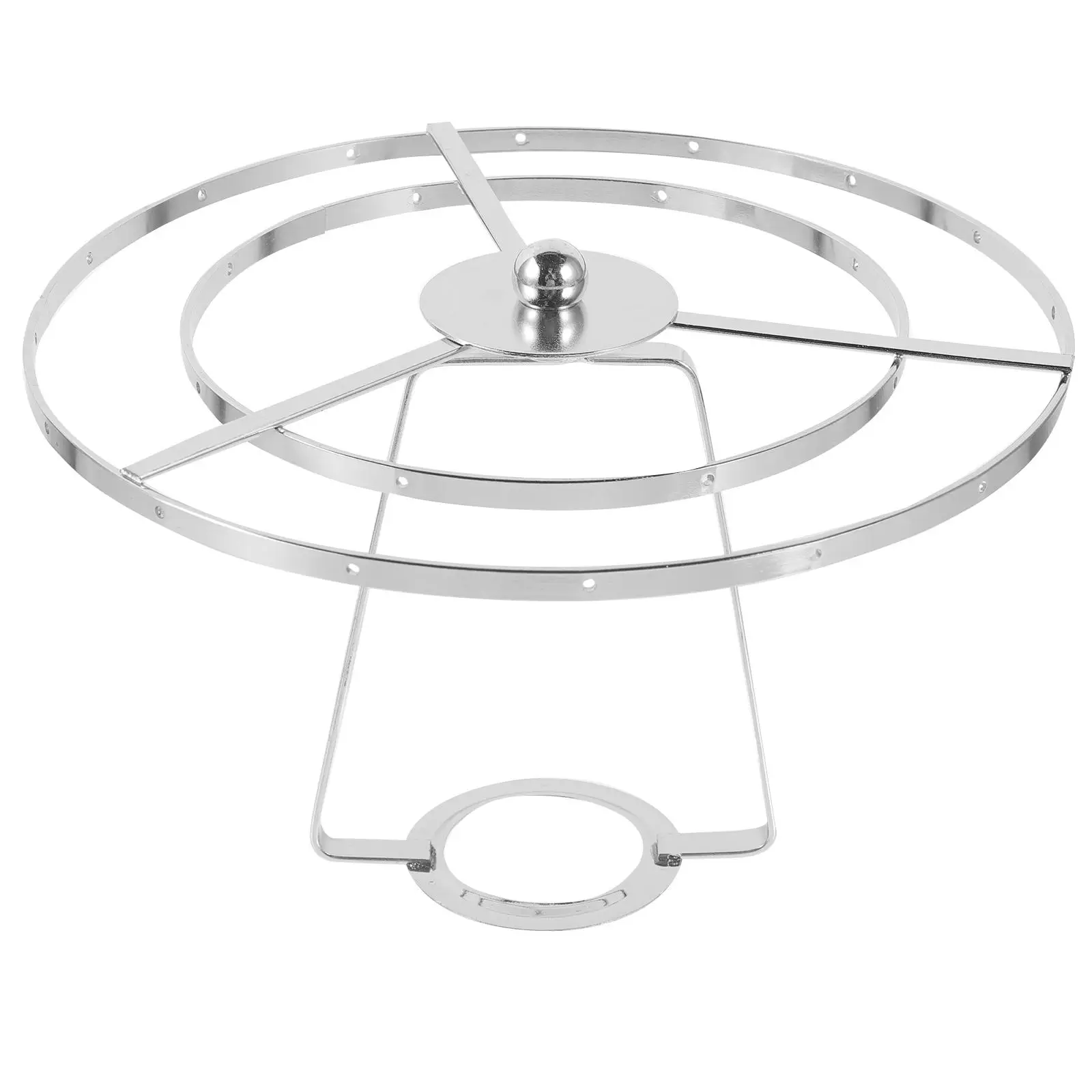 

Retro Crystal Lamp Stand Iron Shade Harp Holder Durable Frame Repair Parts Vintage Lighting Accessories Table LampshadeBracket