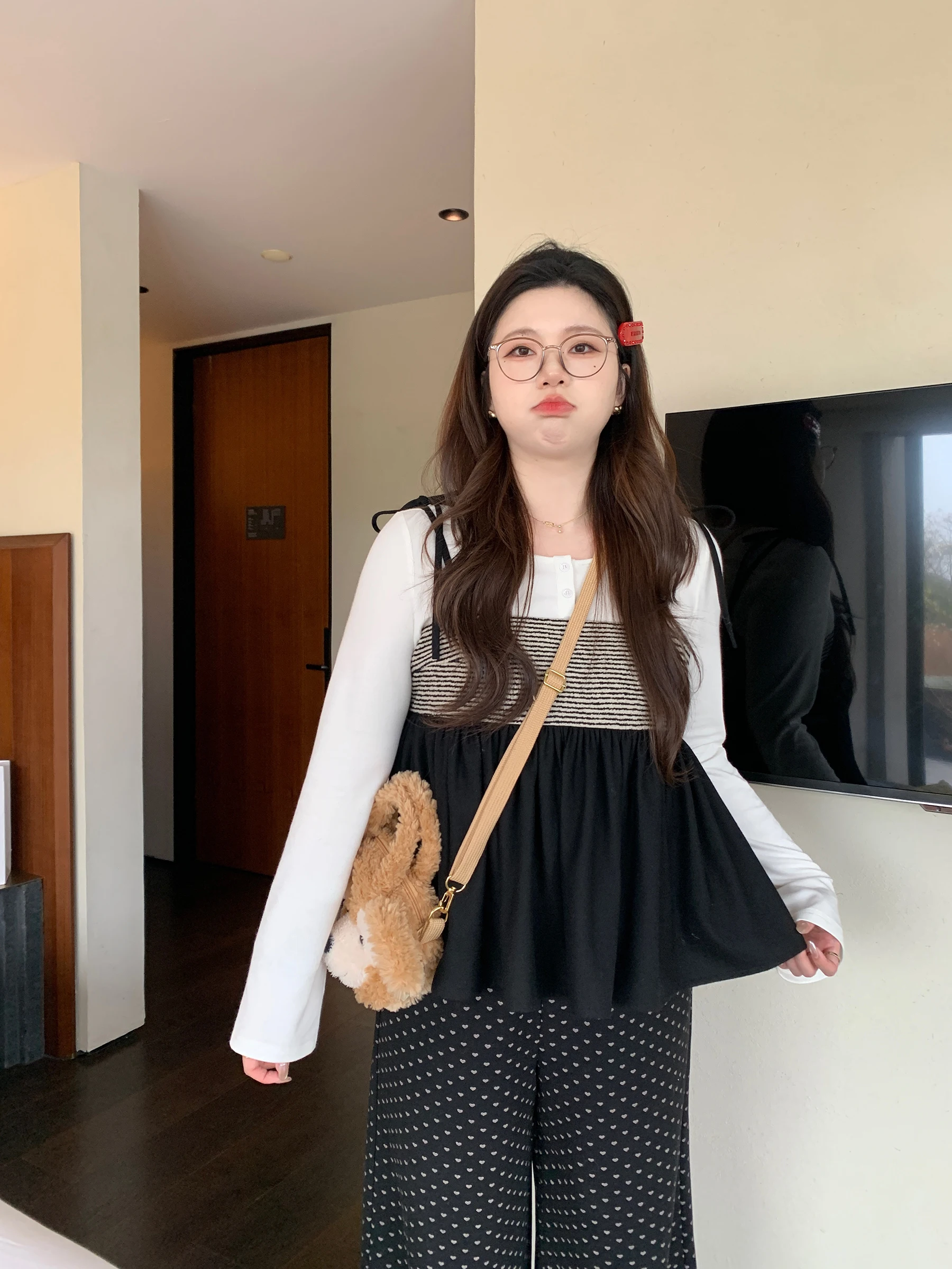 

Повседневный свободный жилет в полоску с круглым вырезом на одной пуговице для женщин, весенний сезон, из других материалов