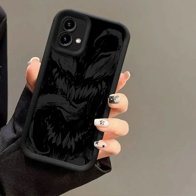 Venom Art Marvel Phone Case for Motorola Moto G06 G56 G86 G96 G100 5G Edge 60 70 Fusion 50 Pro 40 Neo G85 G84 G75 G53 G60 Cover view 3