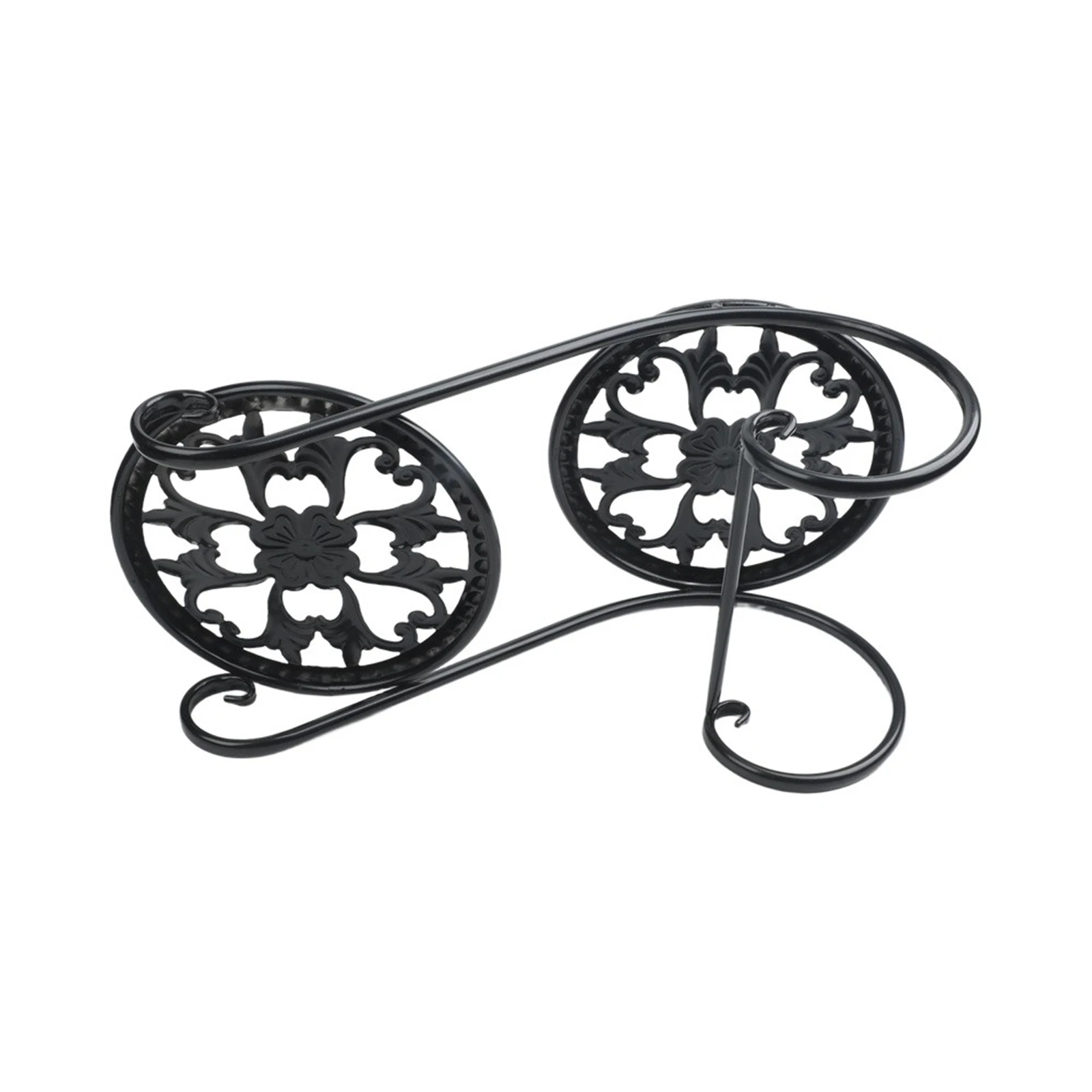 Garden Display Plant Stand Two Tier Plant Display Rack Elegant Home Decor Floor Protection Function Multi-Purpose Use