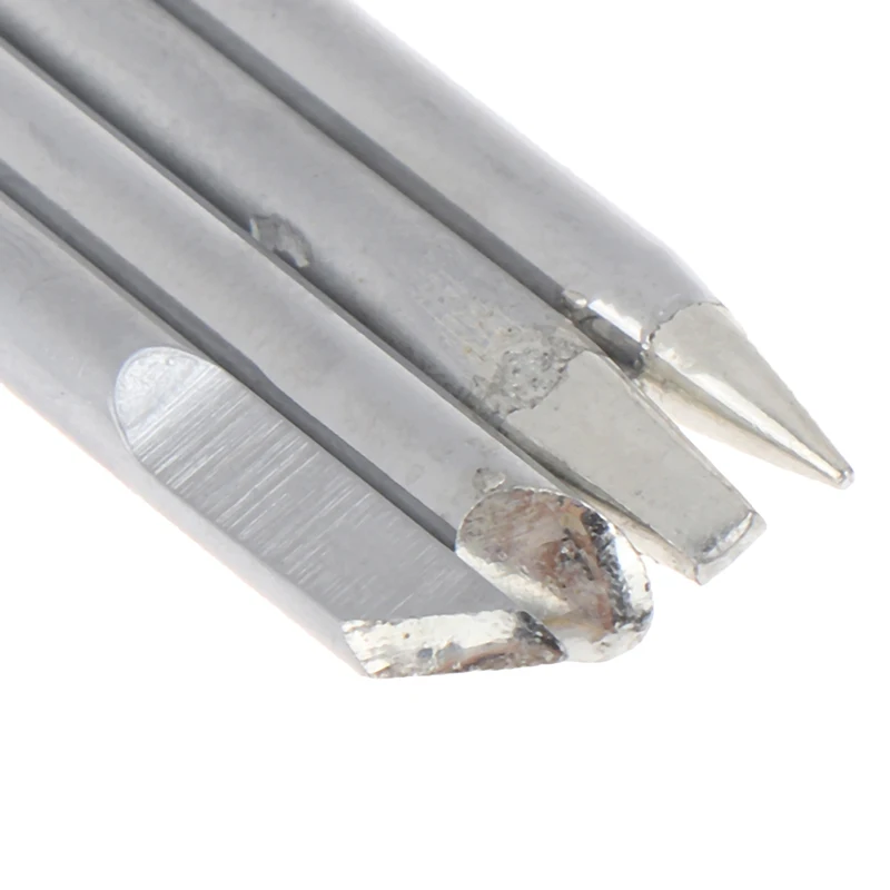 4 stks/set Soldeerbout Tip 30 w 40 w 60 w Voor Externe Warmte Soldeerbouten Koperen Hoofd Vervangbare Lassen tips Soldeergereedschap