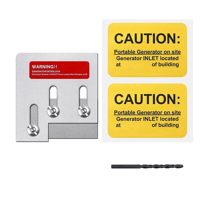 Generator Interlock Kit For D QO Or Homeline 150 Or 200 Amp Panels. 1-3/8Inch Space Between Main & Generator Breaker Durable