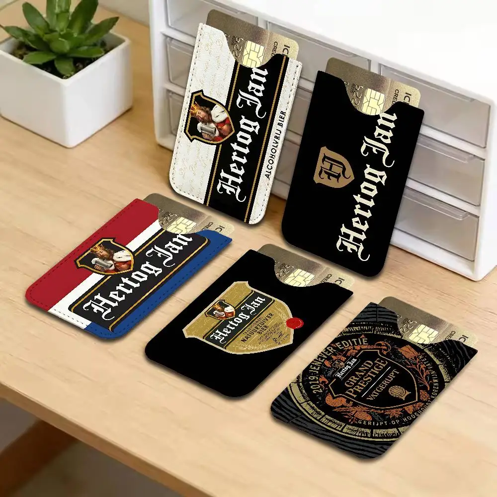 H-Hertog Jan Card Protect Credit Bank Card Holder Case Slim Wallet Protector for Men Travel Shopping