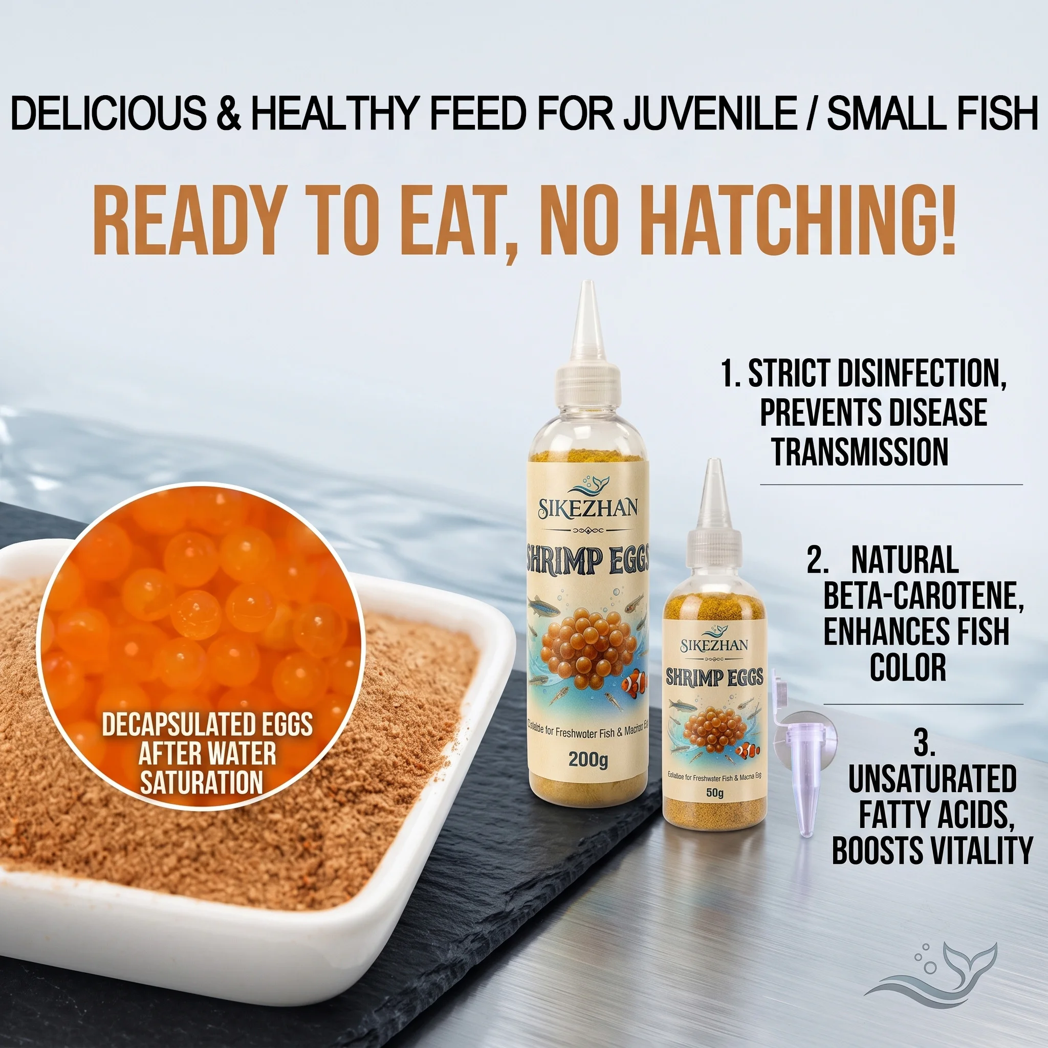 Akvaryum Bebek Balıkları için  - Baby Food Shrimp incelemesi ve fiyatı