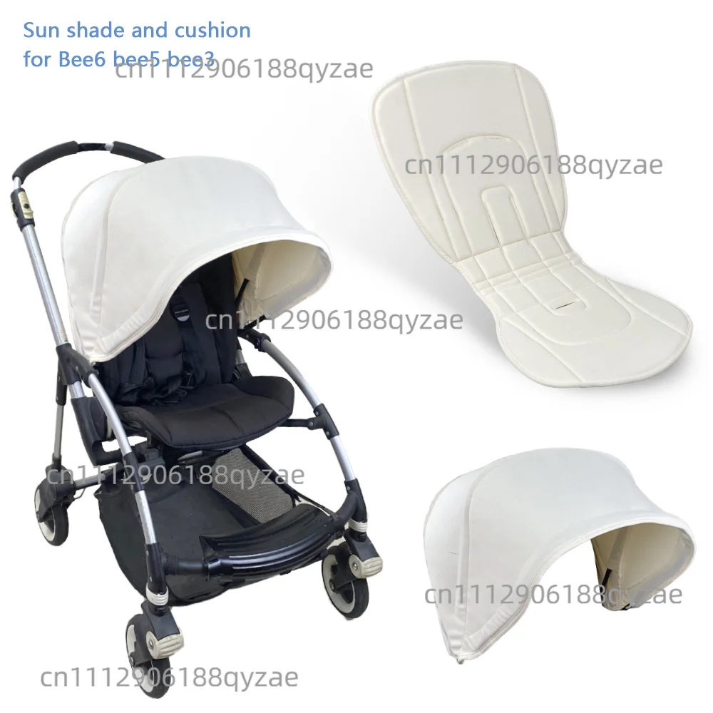 Stroller awning awning and seat cushion for Bugaboo Bee6 Bee5 Bee3 UV protection stroller accessories