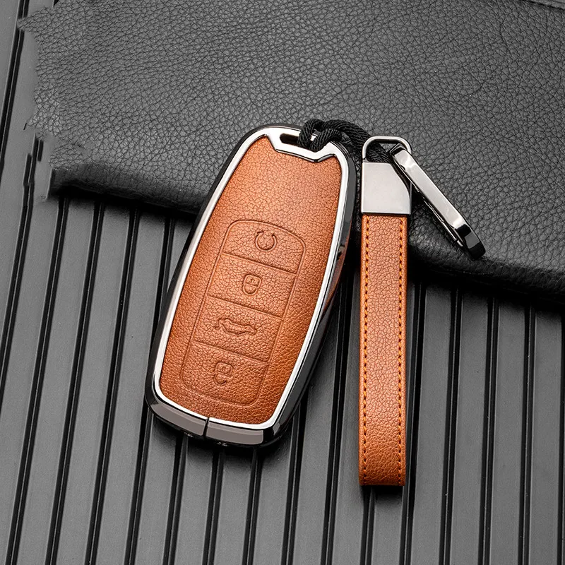 

2021 for Chery Tiggo 8 Plus Car Key Cover for Chery Tiggo 8 New 5 Plus 7pro For Omoda 5 C5 Keychain Protect Set Holder