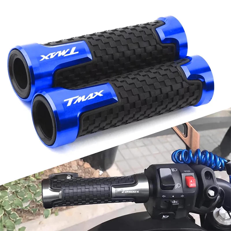 For YAMAHA TMAX T-MAX 530 500 TMAX530 Tmax500 SX DX  Motorcycle Handle Hand Grips 22CM 7/8'' Handlebar Grips