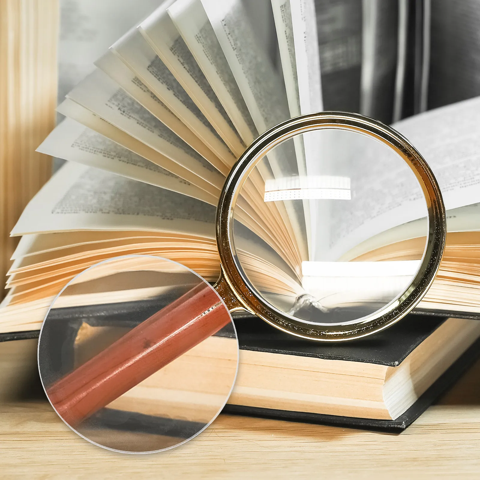 10Pcs Optical Double Convex Acrylic Magnifying Lens Clear Convex Lens for Teaching Science Physics Experiment Learning Aid