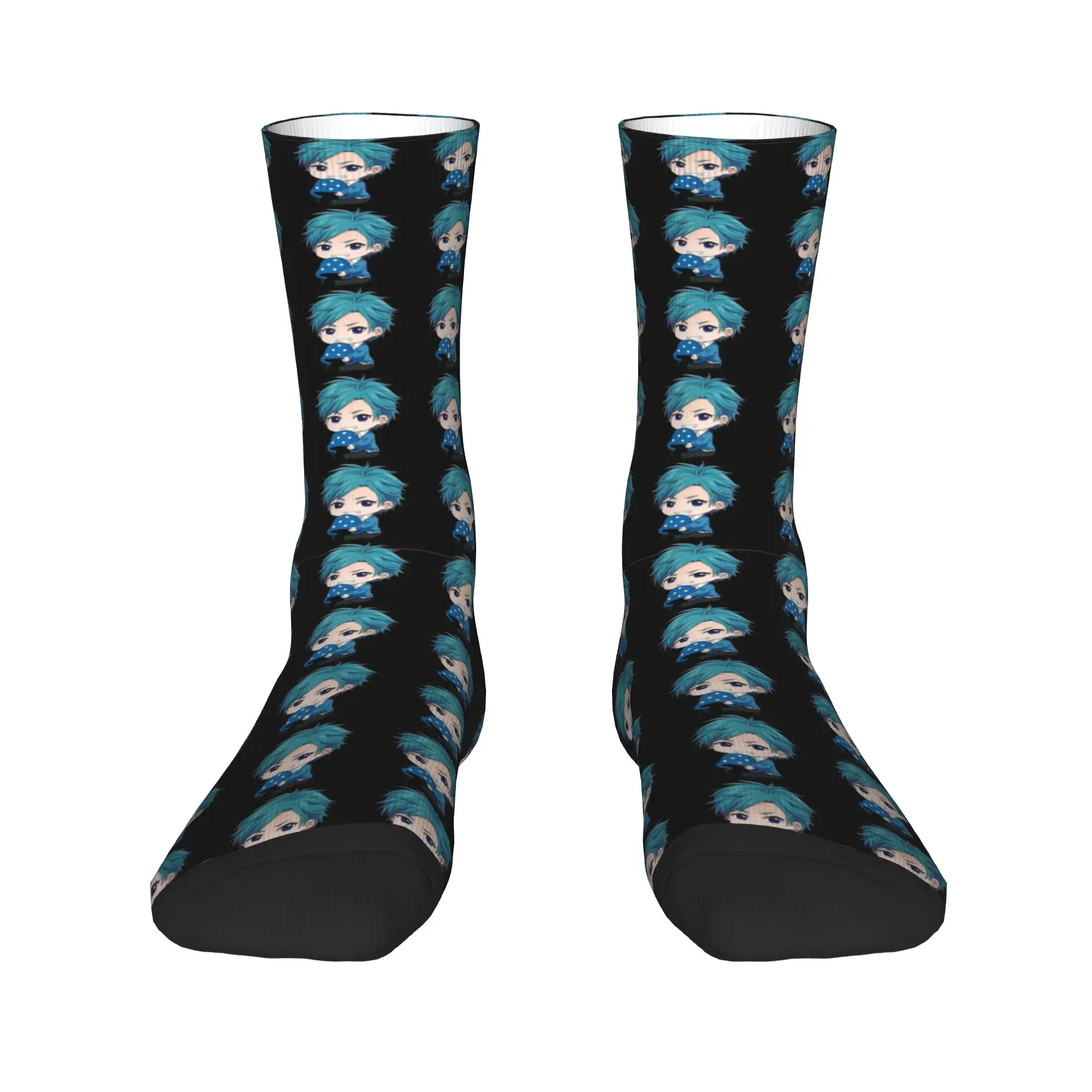 Yarichin B Club Manga Boy  Socks  Funny Stockings Autumn Anti-Slip Men Socks Medium Soft Design Outdoor Sports Socks