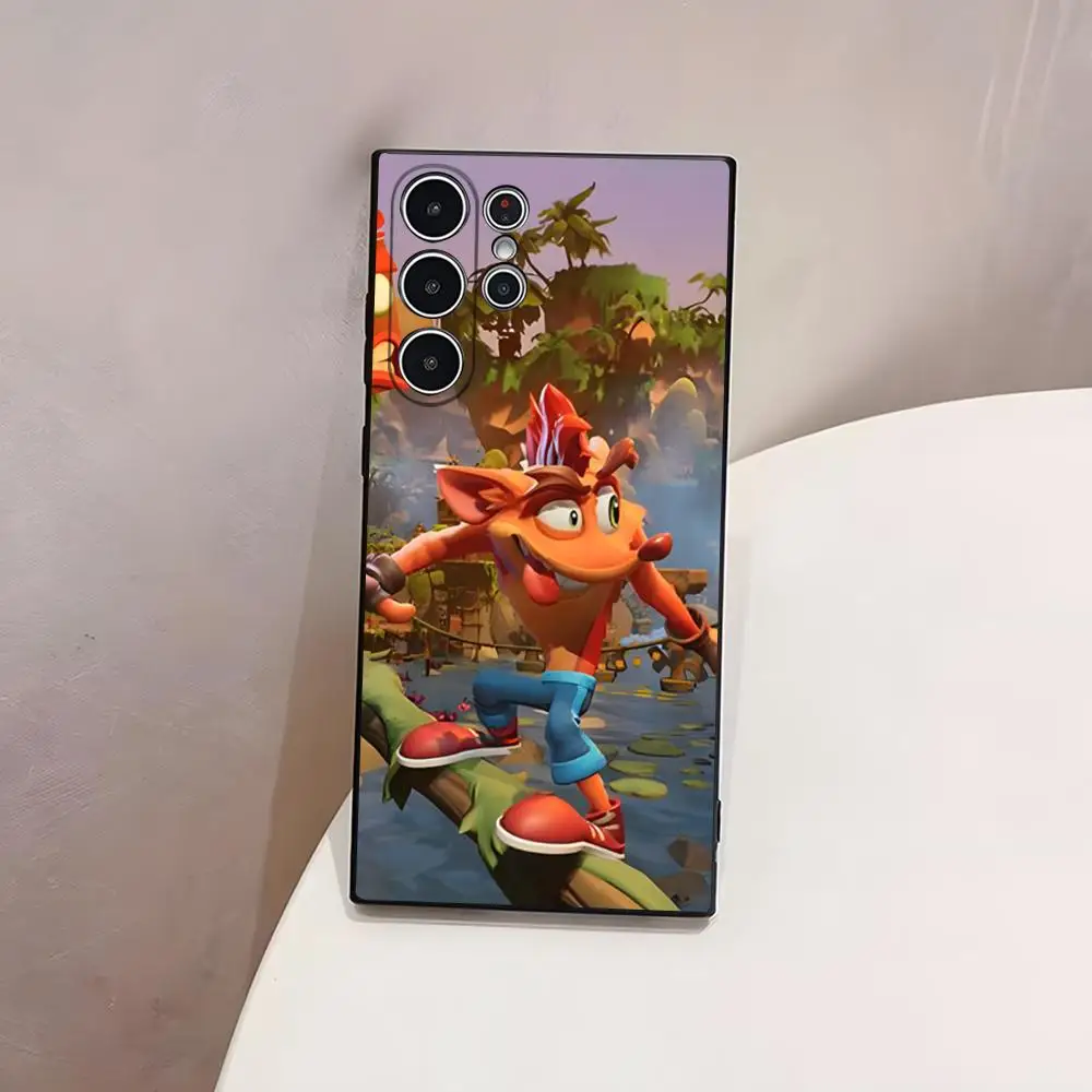 Prime Crash Bandicoot Phone Case For S23 Samsung S24 Ultra S22 S20 Fe S21 Plus Galaxy A54 A34 A24 A53 M54 Note 20 Cover