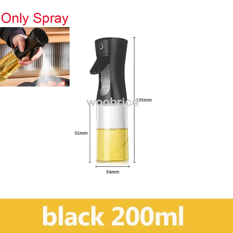 2-in-1 keukenspray-olieverdeler, olieverstuiver, polijstmiddel of alleen borstelspray voor airfryer, salade, grillen, braden, koken in de keuken