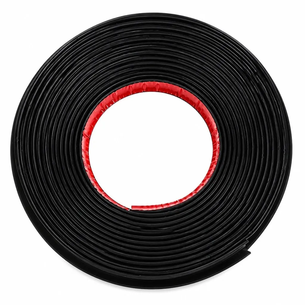 Rv Rain Gutter PVC J Shaped Drip Rail for Car Roof Rainwater Diversion Strip Easy Installation Durable Rain Diverter Guard