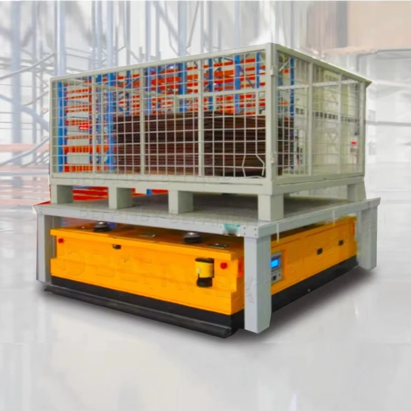 CE Certified Heavy Duty 5T 15T AGV Automated Guided Vehicle Customized Transfer Cart