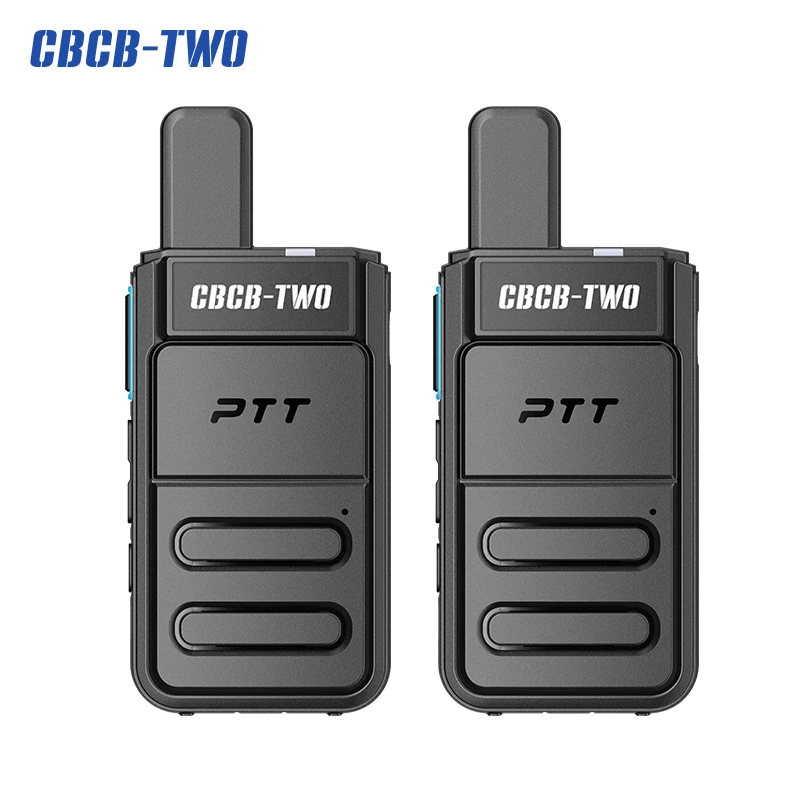 CBCBTWO GT-911 Mini Walkie Talkie Portable Ultra-thin PMR/FRS License-free Two Way Radio Type C Charging 2PCS for restaurants