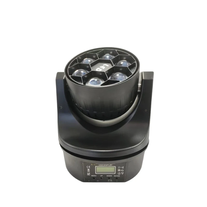 Wholesale Price 6*12W 4-in-1 Moving Bee Eye Lights Fireproof Plastic Shell Beam Light Stage Club Lighting
