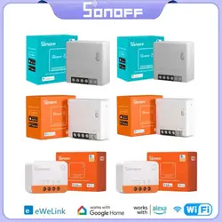 SONOFF Zigbee / WiFi Smart Switch MINI R2 / ZBMINI / ZBMINI-L2 MINI Switch Voice/Remote Control Via Alexa Google Home eWelink