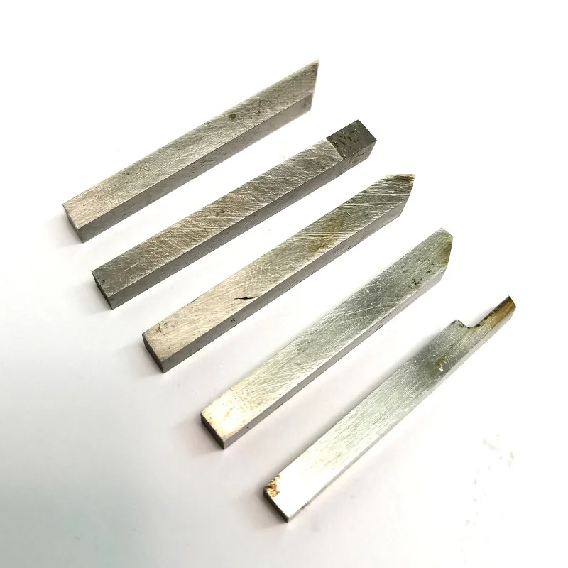 HSS Carbide Tip Cutting Turning Boring Bit Turning Tool Set Cutter Cutting Tool Kits For Mini Miniature Metal Lathe 5 pcs