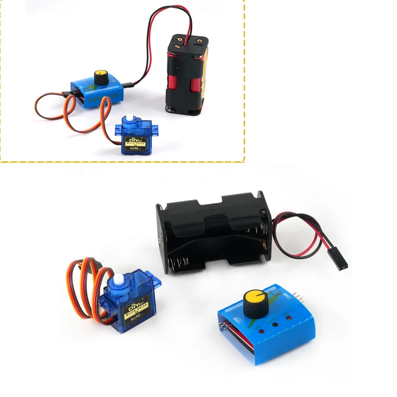3CH Digital Servo Tester RC Consistency CCMP Master Controller Servos Checker Compatible 4 AA Battery Box Servo DIY Parts for 9G