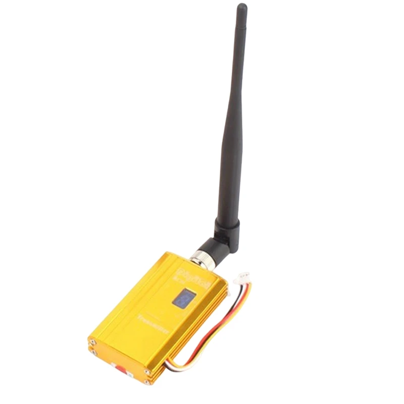 Trasmettitore Wireless FPV 1.2Ghz 1500MW 8CH trasmettitore AV TV trasmettitore Audio Video per QAV250 250 FPV Quadcopter