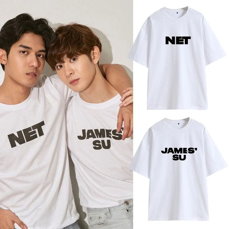 BedFriend Bed Companion NETJAMES Cheng Haoyan Chen Xinbo Loose and Simple Cotton Short Sleeve T-shirt