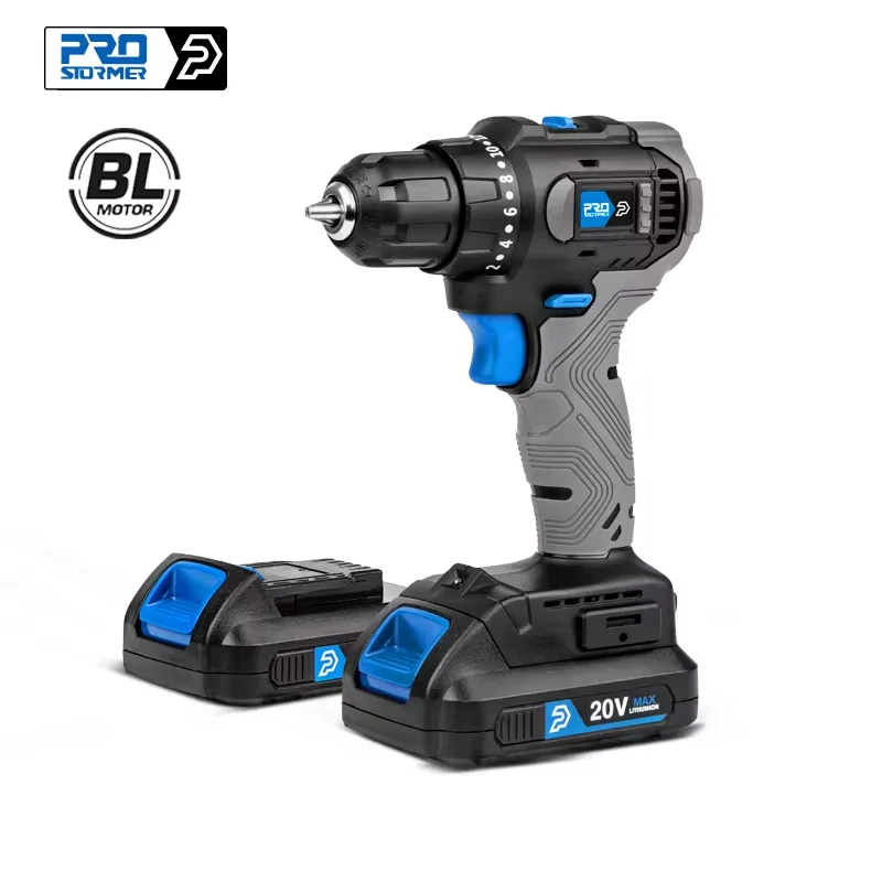 20V Electric Screwdriver Brushless Drill 45NM Cordless Mini Electric Drill  Power Tool Repair 5 Pieces Pack By PROSTORMER