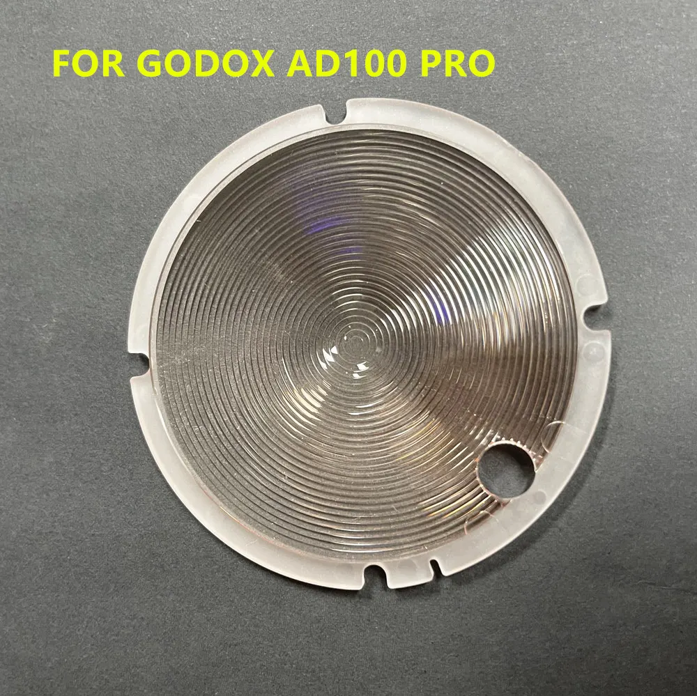 NEW For Godox AD100Pro AD100 Pro Front Head Glass Fresnel Panel Acrylic Diffuser Plate Flash Round Cover Unit