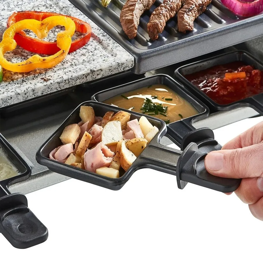 4PCS Cheese Raclette Plate Grilled Cheese Barbecue Machine Slate Electric Grill Grill Scoop Scoop Grill Pan