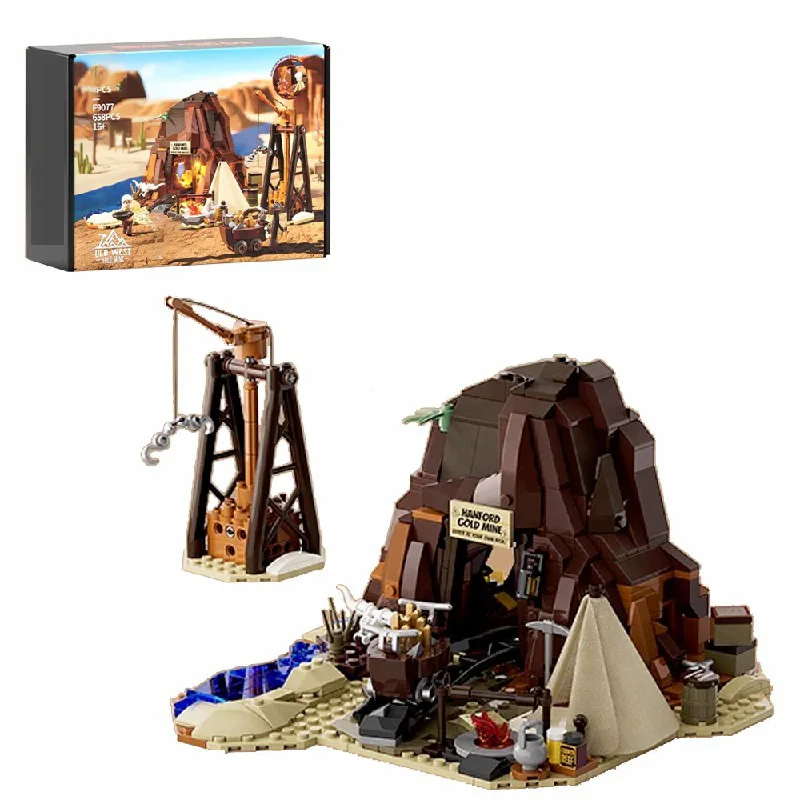 

The Old West Mining camps Shop House Buildings Sets,City 3 figures Apartment Store Model Modular Buildings Blocks 1573 PCS Gift